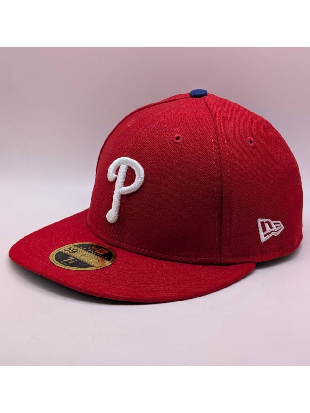 Philadelphia Phillies New Era Fitted Hat Size 7 1/8 NEW Red On Field Baseball